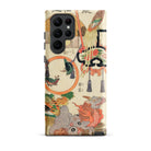 Basketry Work Ichida Shoshichiro of Naniwa Samsung Case, Galaxy S22 Ultra / Matte, Phone Case Traditional Japanese Art Print