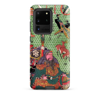 Basketry Work by Ichida Shoshichiro of Naniwa - Utagawa Kunisada Samsung Case, Galaxy S20 Ultra / Matte, Phone Case Vibrant Asian-inspired