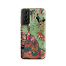 Basketry Work by Ichida Shoshichiro of Naniwa Utagawa Kunisada Samsung Case, Galaxy S21 / Matte, Smartphone Case Vibrant Ornate