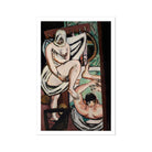The Bath Max Beckmann Art Print, 24x36’’ / 61x92cm / Unframed, Expressionist Painting Nude Figures