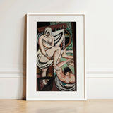 The Bath - Max Beckmann Art Print / Canvas, 12x18’’ / 31x46cm / White Frame / Matboard, Posters Prints & Visual Artwork, Toby Leon
