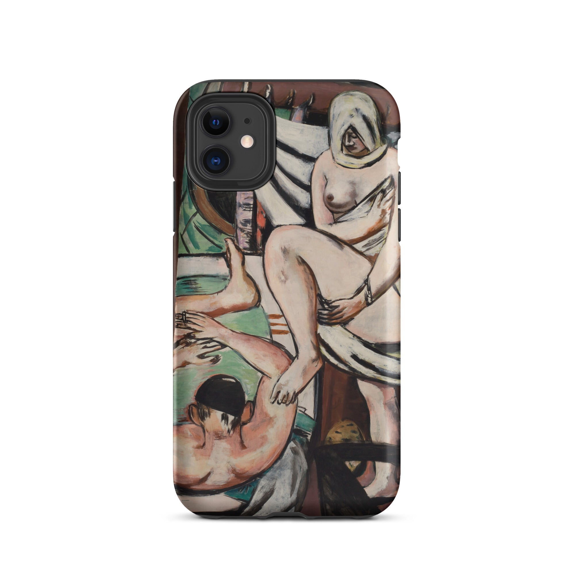 The Bath Max Beckmann Expressionist Iphone Case, 11 / Matte, Phone Case Nude Figures Art