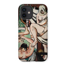 The Bath - Max Beckmann Expressionist Iphone Case, 12 / Matte, Phone Case Abstract Expressionist Artwork Nude Figures Muted