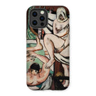 The Bath - Max Beckmann Expressionist Iphone Case, 12 Pro / Matte, Iphone Case Artistic Reproduction Classical Painting Nude Figures