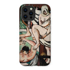 The Bath - Max Beckmann Expressionist Iphone Case, 12 Pro / Matte, Iphone Case Artistic Reproduction Classical Painting Nude Figures
