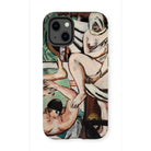 The Bath - Max Beckmann Expressionist Iphone Case, 13 Mini / Matte, Phone Case Artistic Nude Painting Reproduction Muted Colors