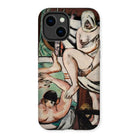 The Bath - Max Beckmann Expressionist Iphone Case, 14 Plus / Matte, Phone Case Artistic Reproduction Classical Painting Nude Figures