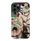 The Bath - Max Beckmann Expressionist Iphone Case, 14 Pro / Matte, Iphone Case Artistic Reproduction Classical Painting Nude Figures
