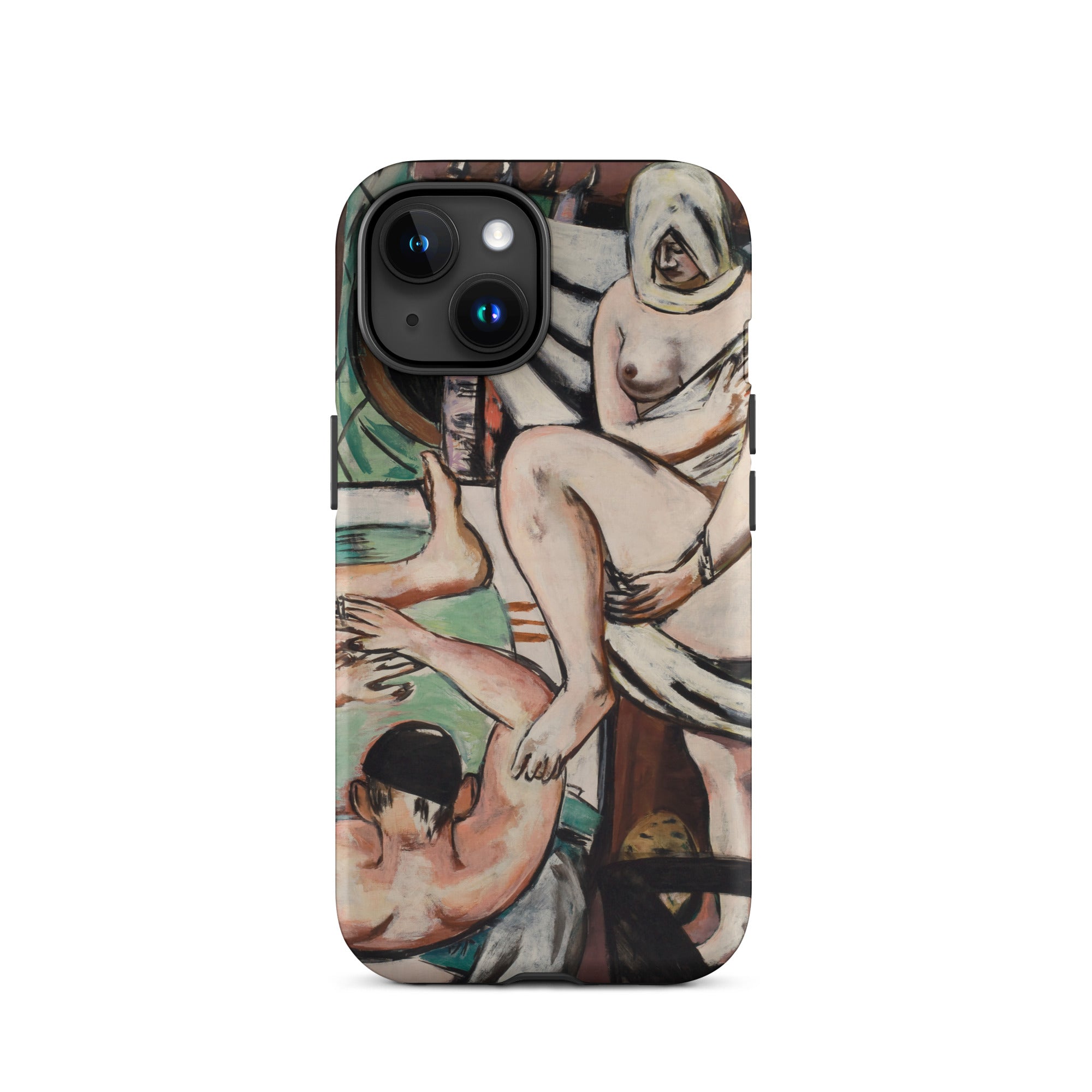 The Bath Max Beckmann Expressionist Iphone Case, 15 / Matte, Iphone Case Nude Figures