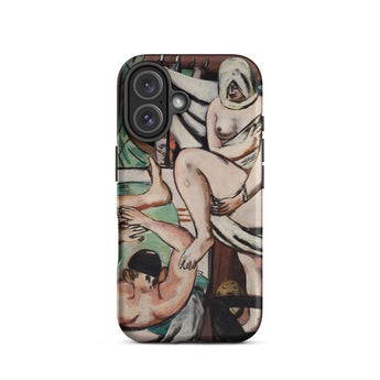 The Bath - Max Beckmann Expressionist Iphone Case, 16 / Matte, Phone Case Nude Figures