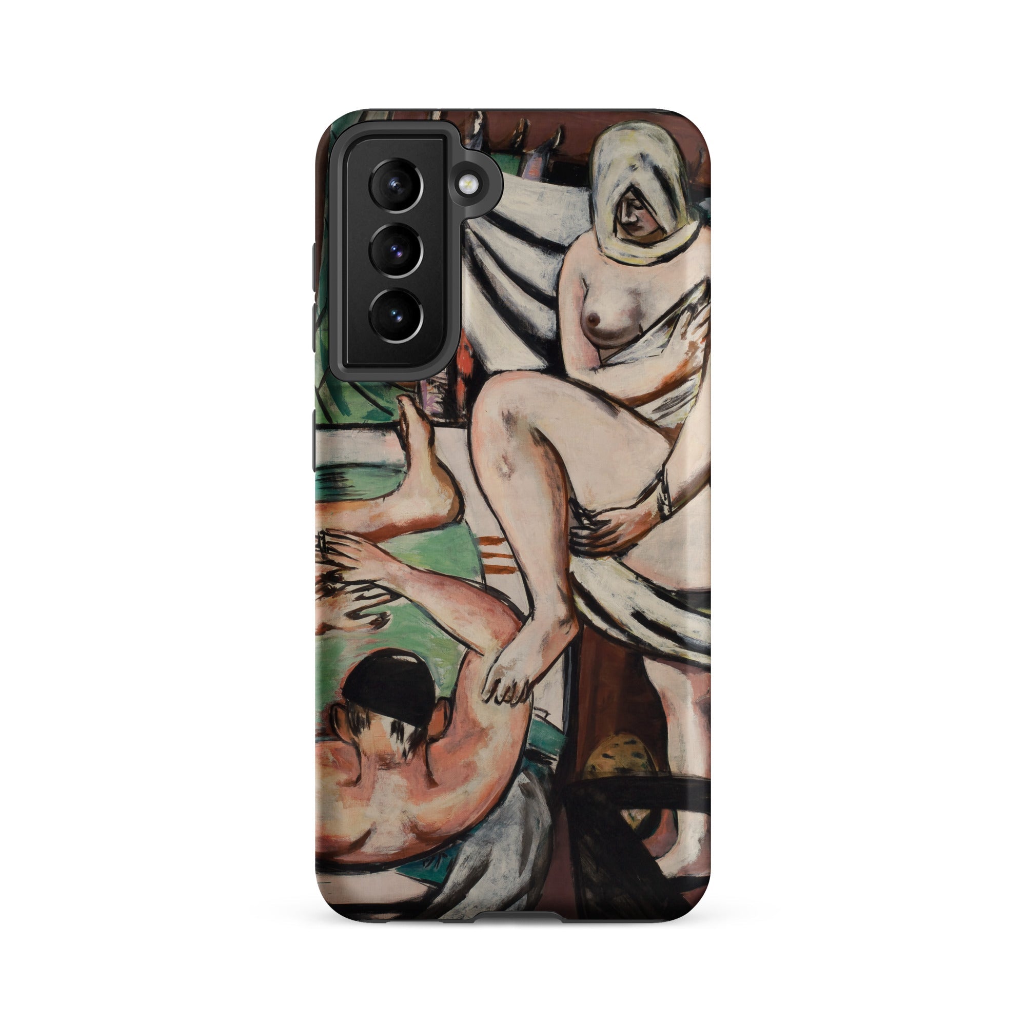 The Bath Max Beckmann Expressionist Samsung Case, Galaxy S21 Fe / Matte, Smartphone Case Classical Painting