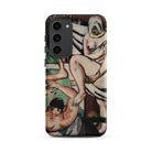 The Bath Max Beckmann Expressionist Samsung Case, Galaxy S23 Plus / Matte, Smartphone Case Classical Painting Nude Figures