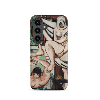The Bath - Max Beckmann Expressionist Samsung Case, Galaxy S24 / Matte, Smartphone Case Classical Painting Nude Figures