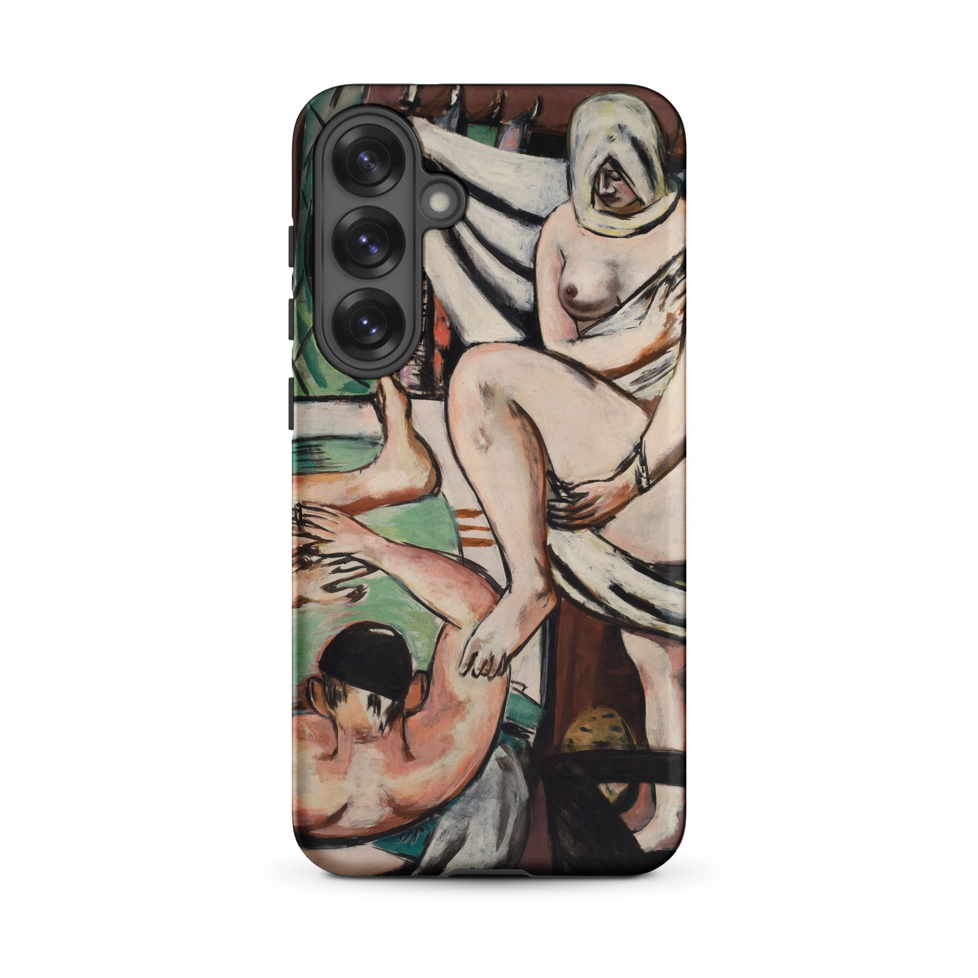 The Bath Max Beckmann Expressionist Samsung Case, Galaxy S25 Plus / Matte, Smartphone Colorful Artistic Case Classical Painting