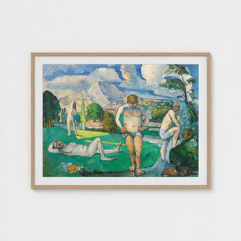 Bathers at Rest - Paul Cézanne Fine Art Print / Canvas Cézanne’s, Geological Outcrop, Prints