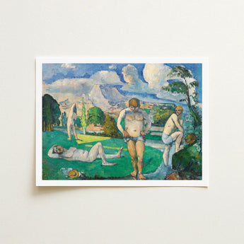 Bathers at Rest - Paul Cézanne Fine Art Print / Canvas Cézanne’s, Geological Outcrop, Prints