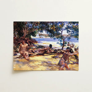 Bathers - John Singer Sargent Art Print / Canvas, 16x12’’ / 41x31cm / Unframed / no Border, Posters Prints & Visual Artwork, Toby Leon