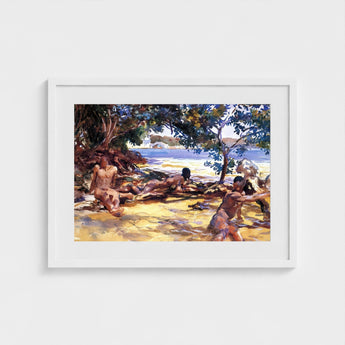 Bathers - John Singer Sargent Art Print / Canvas, Sun-drenched Fever Dream, Gay Prints