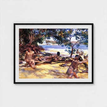 Bathers - John Singer Sargent Art Print / Canvas, Sun-drenched Fever Dream, Gay Prints
