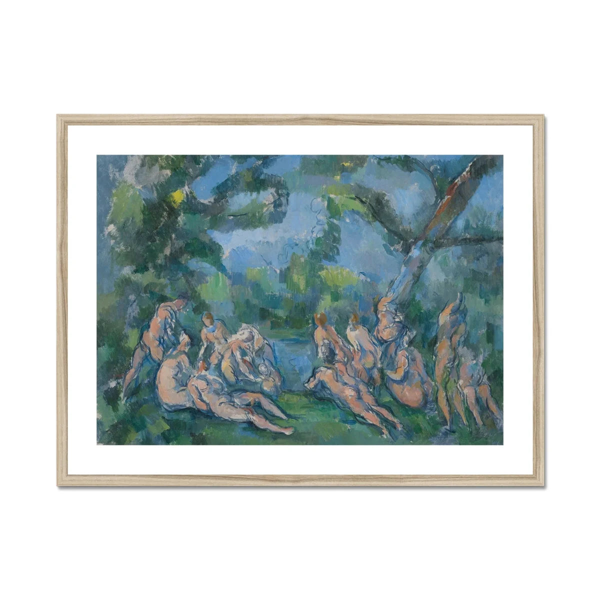 The Bathers - Paul Cezanne Art Print