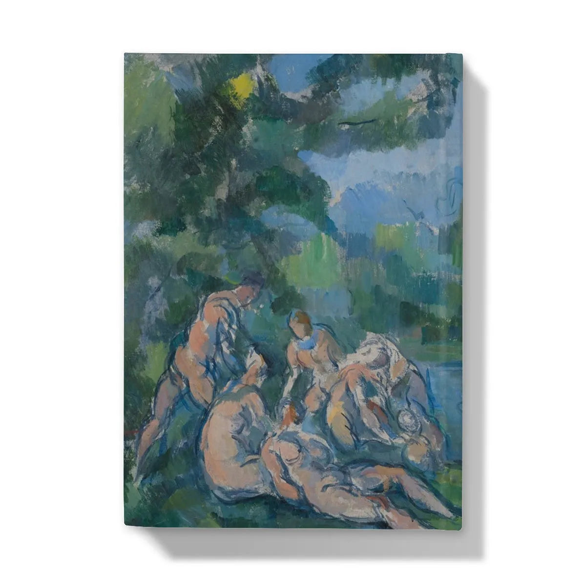 The Bathers By Paul Cezanne Hardback Journal - Notebooks & Notepads - Aesthetic Art