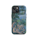 The Bathers - Paul Cezanne Iphone Case, 14 / Matte, Iphone Case Painting Nude Figures Landscape