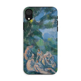 The Bathers - Paul Cezanne Iphone Case, Xr / Matte, Phone Case Reproduction Classical Painting Nude Figures Natural