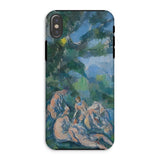 The Bathers - Paul Cezanne Iphone Case, Xs / Matte, Phone Case Reproduction Classical Painting Nude Figures Natural