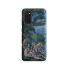 The Bathers Paul Cezanne Samsung Case, Galaxy S20 / Matte, Black Smartphone Case Impressionistic Painting Figures Landscape