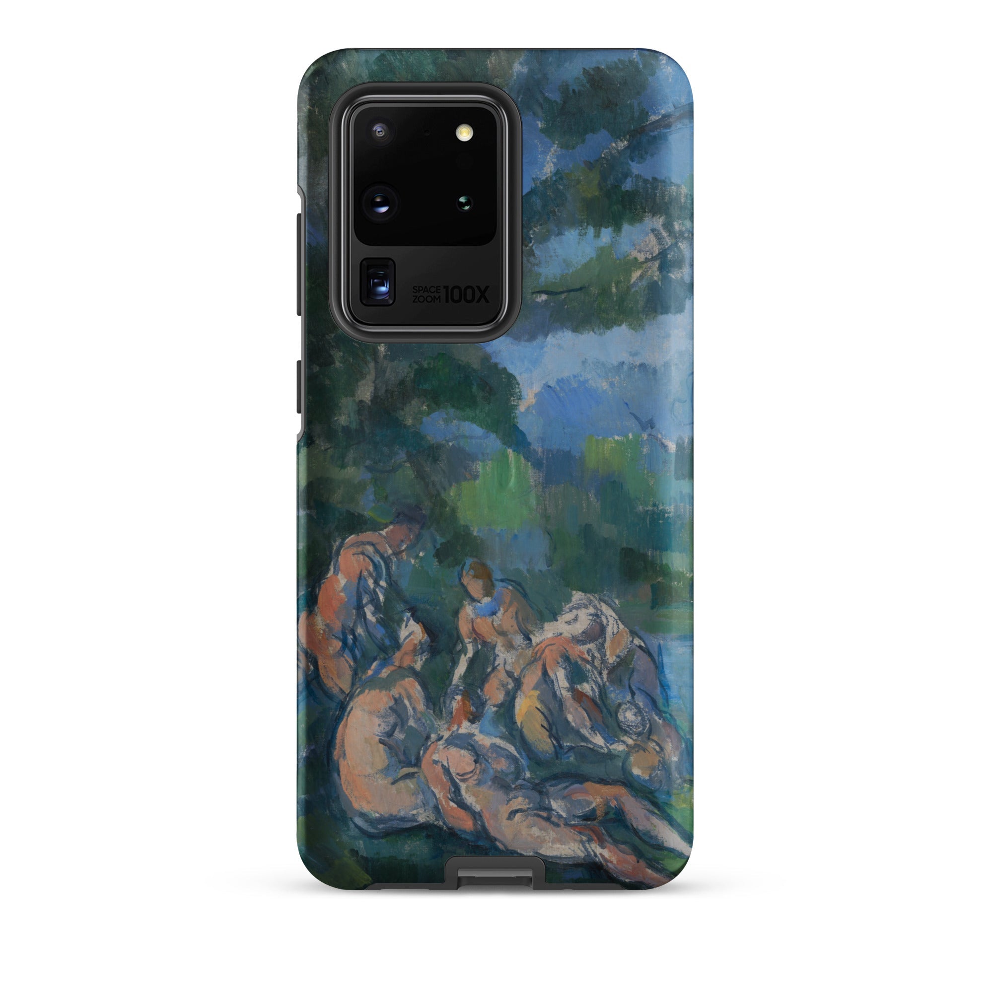 The Bathers Paul Cezanne Samsung Case, Galaxy S20 Ultra / Matte, Smartphone Case Painted Scene Figures Landscape