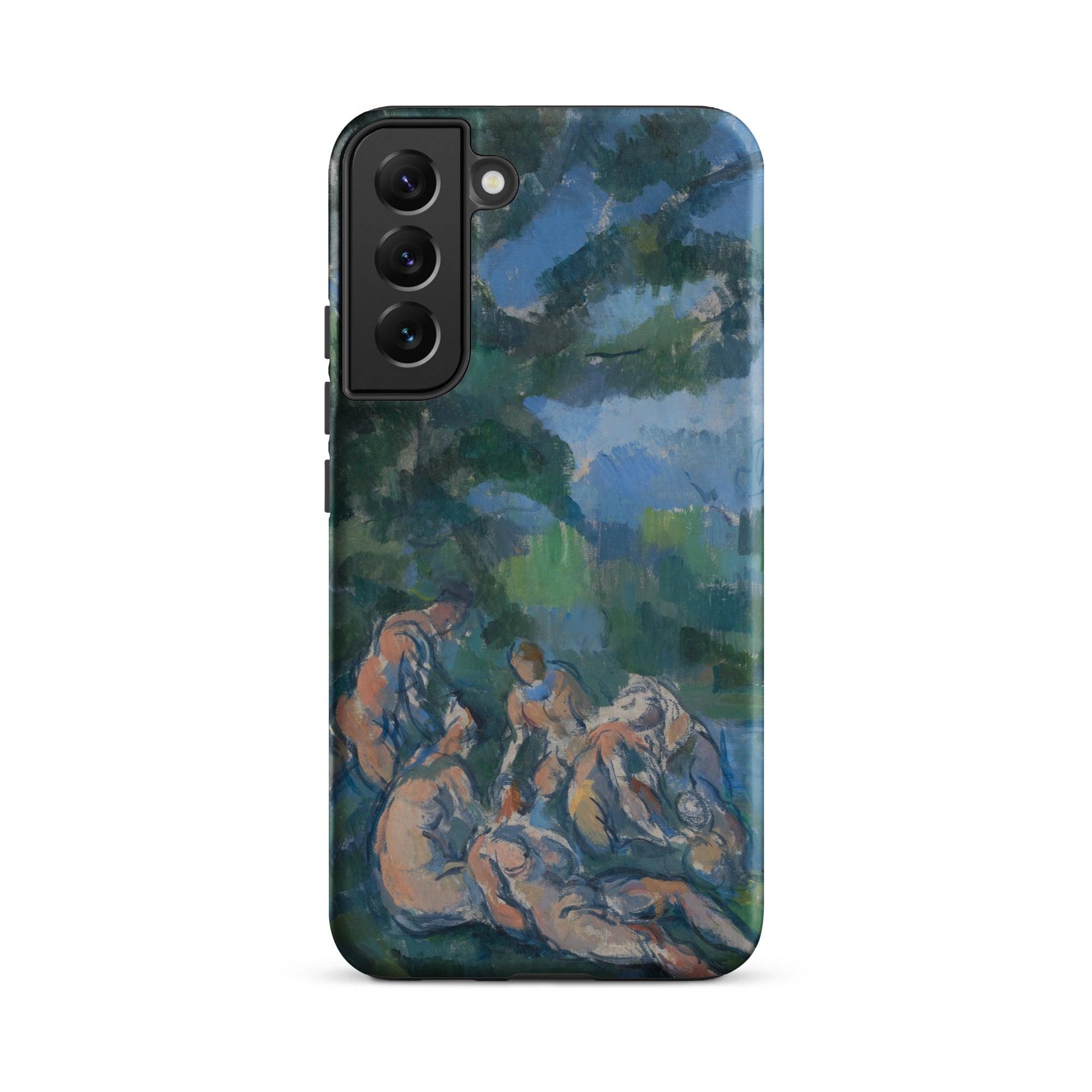 The Bathers Paul Cezanne Samsung Case, Galaxy S22 Plus / Matte, Phone Case Painted Scene Figures Landscape