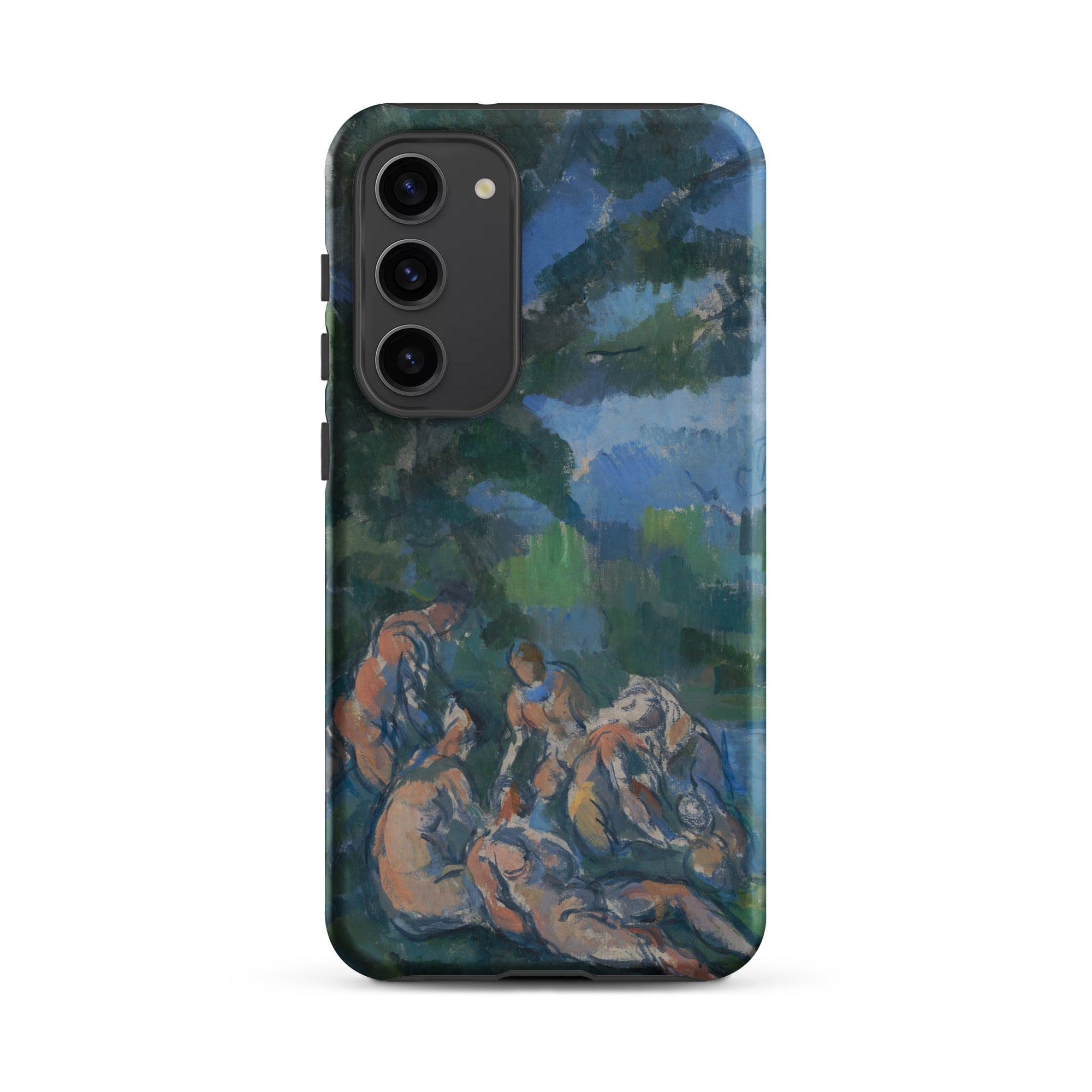 The Bathers Paul Cezanne Samsung Case, Galaxy S23 Plus / Matte, Smartphone Case Painted Scene Figures Landscape