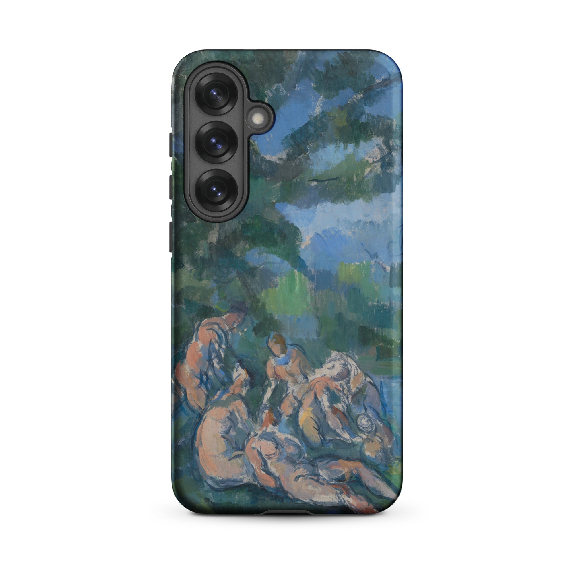 The Bathers Paul Cezanne Samsung Case, Galaxy S25 Plus / Matte, Smartphone Case Painted Scene Figures Landscape