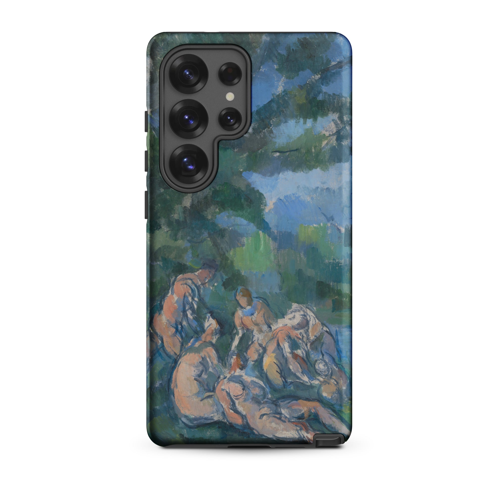 The Bathers Paul Cezanne Samsung Case, Galaxy S25 Ultra / Matte, Smartphone Case Classical Painting Nude Figures Landscape