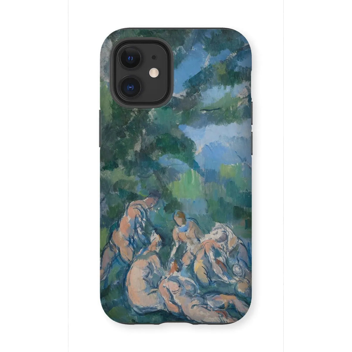The Bathers - Post-impressionism Phone Case - Paul Cezanne - Iphone 12 Mini / Matte - Mobile Phone Cases - Aesthetic Art