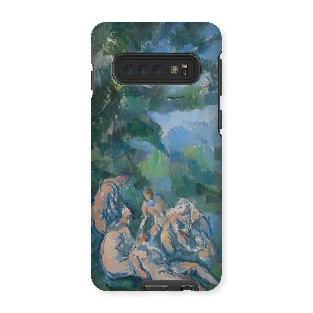 The Bathers - Post-impressionism Phone Case - Paul Cezanne - Samsung Galaxy S10 / Matte - Mobile Phone Cases