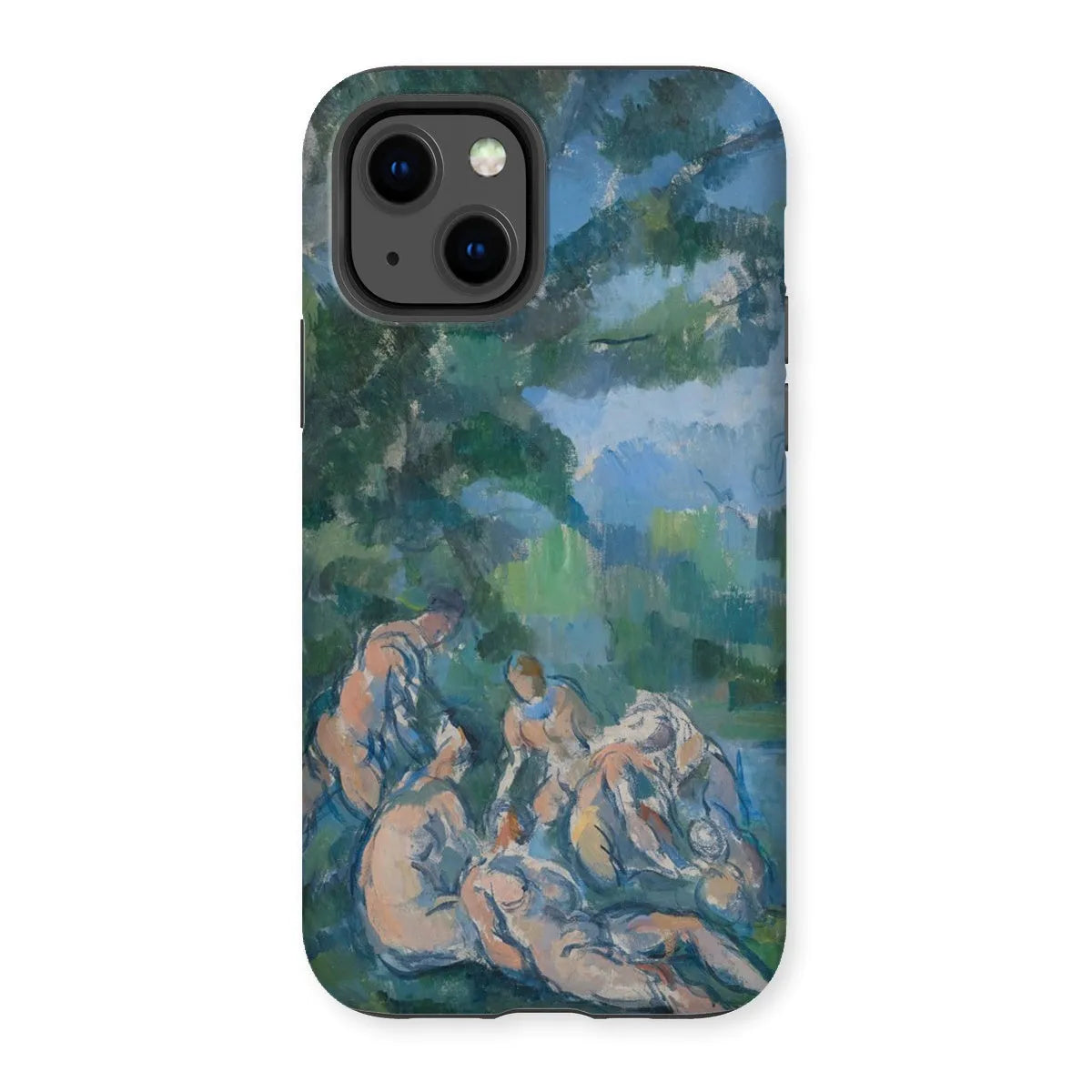 The Bathers - Post-impressionism Phone Case - Paul Cezanne - Iphone 13 / Matte - Mobile Phone Cases - Aesthetic Art