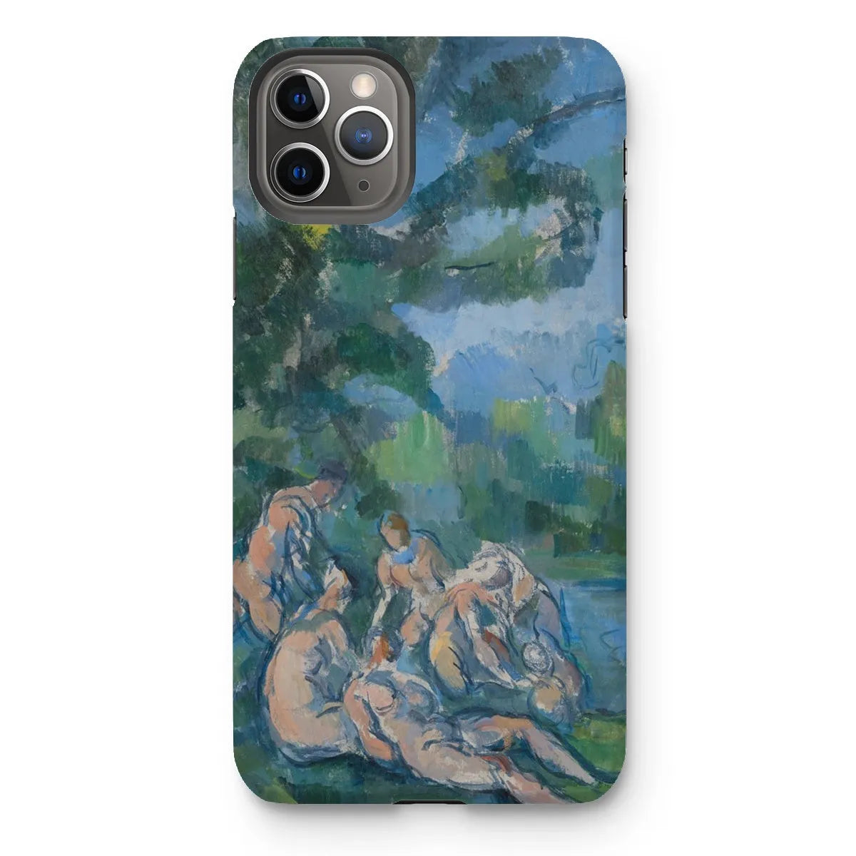The Bathers - Post-impressionism Phone Case - Paul Cezanne - Iphone 11 Pro Max / Matte - Mobile Phone Cases - Aesthetic