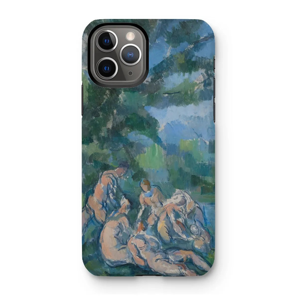 The Bathers - Post-impressionism Phone Case - Paul Cezanne - Iphone 11 Pro / Matte - Mobile Phone Cases - Aesthetic Art