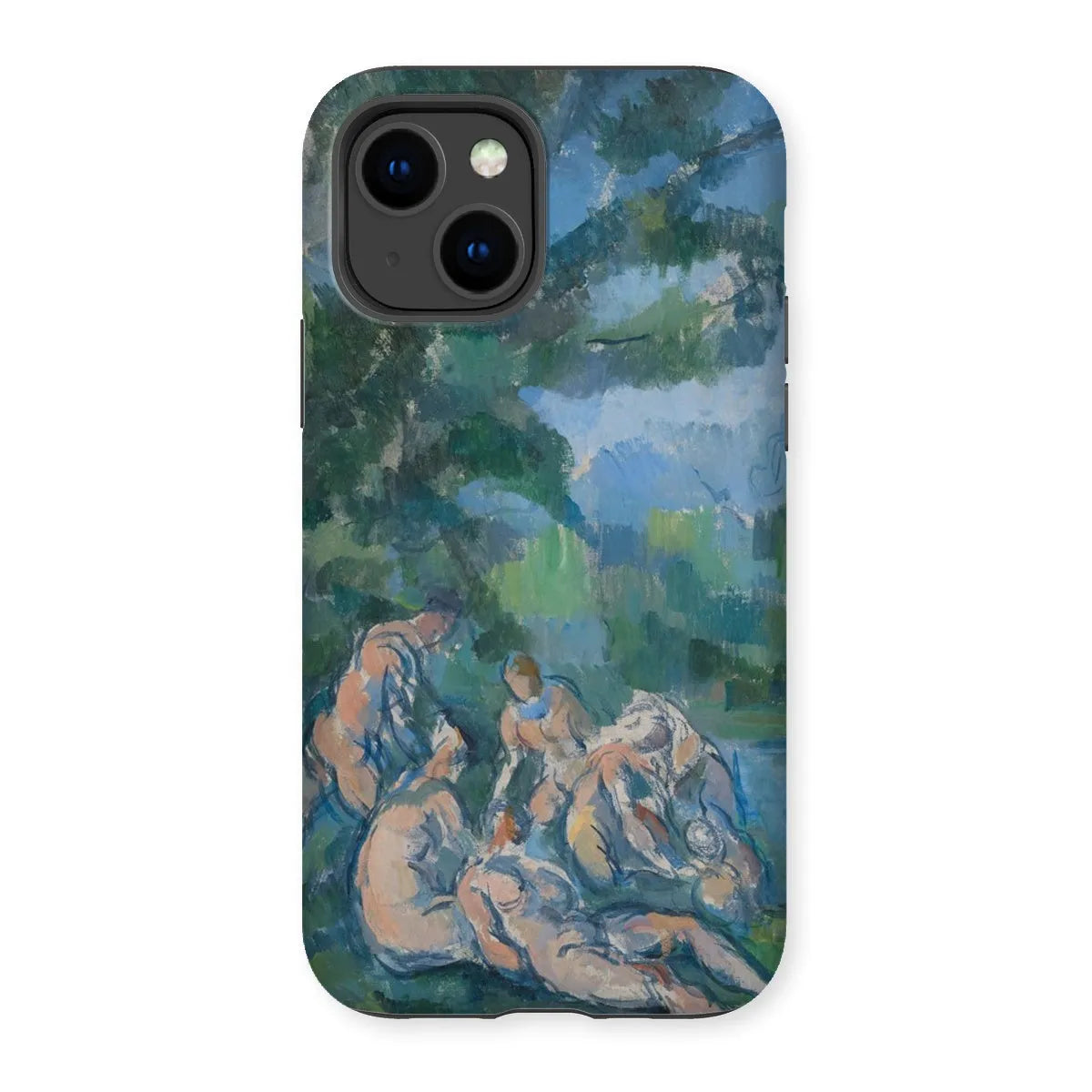 The Bathers - Post - impressionism Phone Case - Paul Cezanne - Iphone 14 / Matte - Mobile Phone Cases - Aesthetic Art