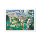 Bathers at Rest - Paul Cézanne Fine Art Print, Impressionistic Painting Nude Bathers