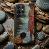 A Bathing Group - Henry Scott Tuke Samsung Galaxy Case, Fundas para Teléfonos Móviles, Toby Leon