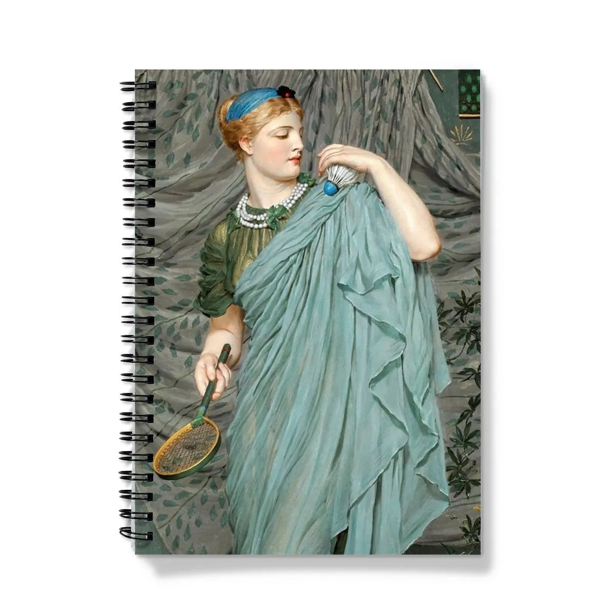 Battledore By Albert Joseph Moore Notebook - Notebooks & Notepads - Aesthetic Art