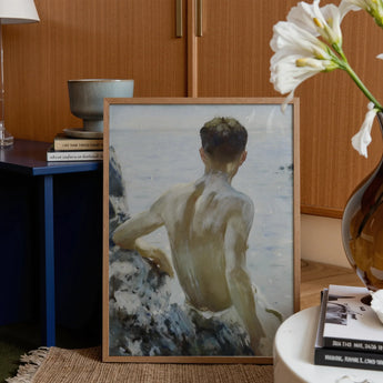 Beach Study - Henry Scott Tuke Art Print, Posters Prints & Visual Artwork, Toby Leon