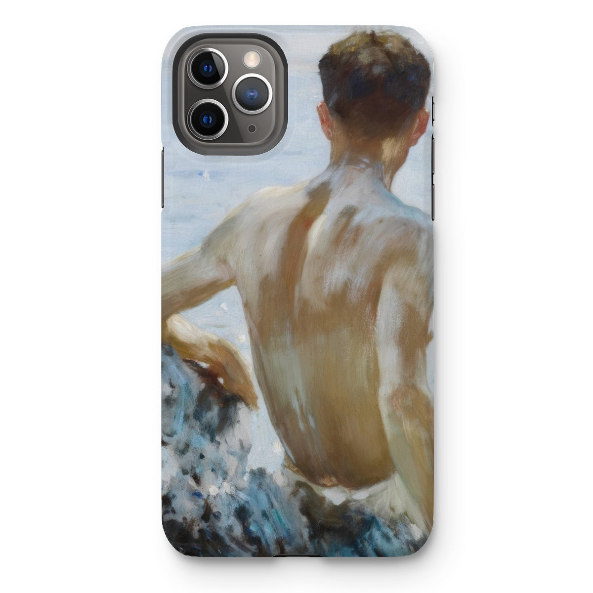 Beach Study - Henry Scott Tuke Iphone Case, 11 Pro Max / Matte, Phone Case Painting Man