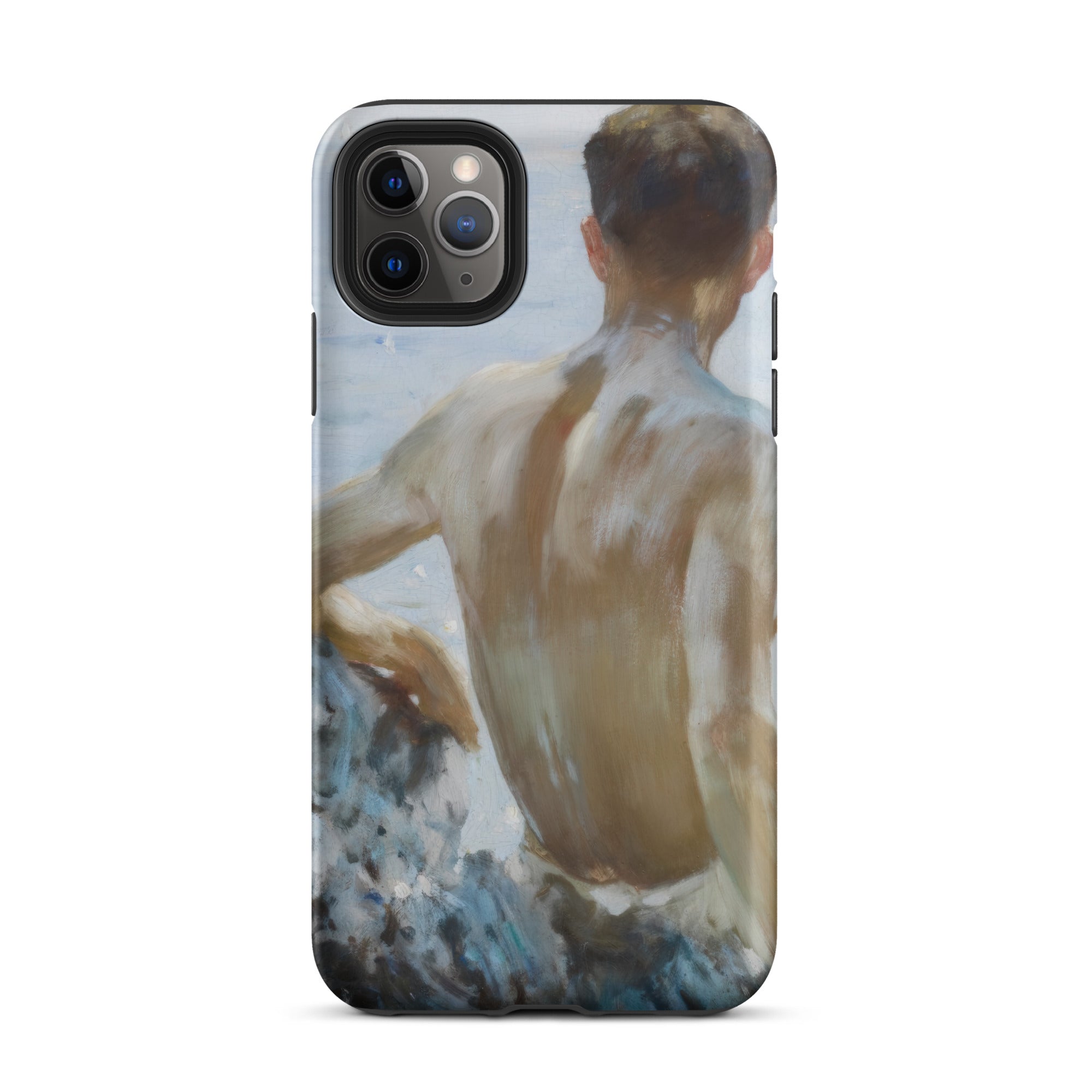 Beach Study Henry Scott Tuke Iphone Case, 11 Pro Max / Matte, Phone Case Painting Man