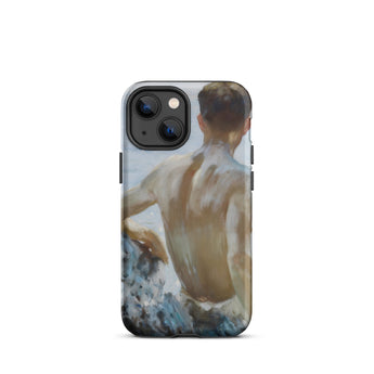 Beach Study - Henry Scott Tuke Iphone Case, 13 Mini / Matte, Phone Case Painting Man