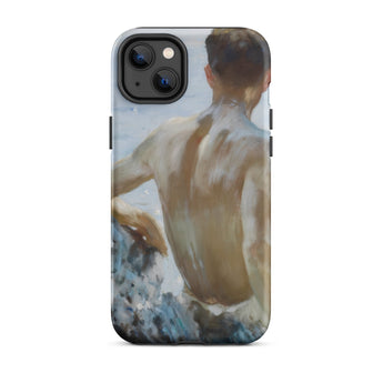 Beach Study - Henry Scott Tuke Iphone Case, 14 Plus / Matte, Phone Case Painting Man