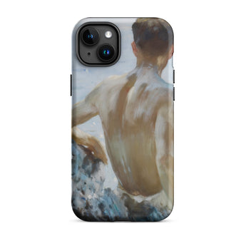 Beach Study - Henry Scott Tuke Iphone Case, 15 Plus / Matte, Phone Case Painting Man