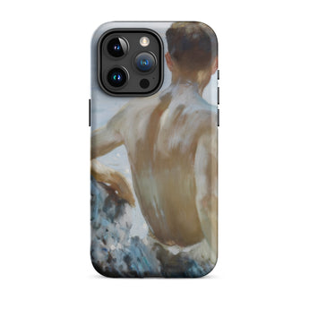 Beach Study - Henry Scott Tuke Iphone Case, 15 Pro Max / Matte, Phone Case Painted Figure